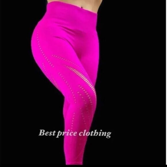 Victoria’s Secret sport Seamless set top M & Seamless High Rise tight Fuchsia S - Picture 10 of 12